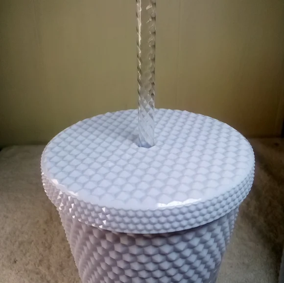 Starbucks Studded white bling Tumblrs - Picture 9 of 10